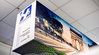 Messestand von Hessing 